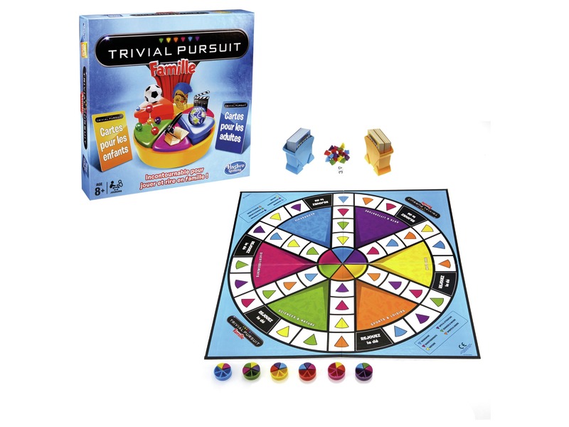 Acheter Trivial Pursuit : Famille - Hasbro - Jeux de société - Le Passe  Temps