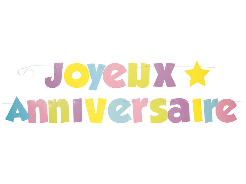 Guirlande Joyeux Anniversaire Guirlande Joyeux Anniversaire