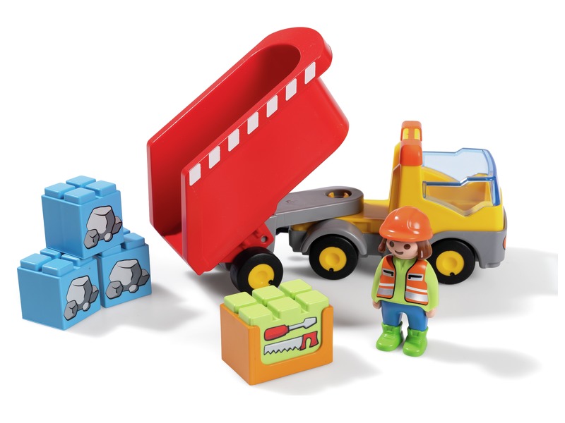 Camion de chantier - Playmobil 1.2.3 — Juguetesland