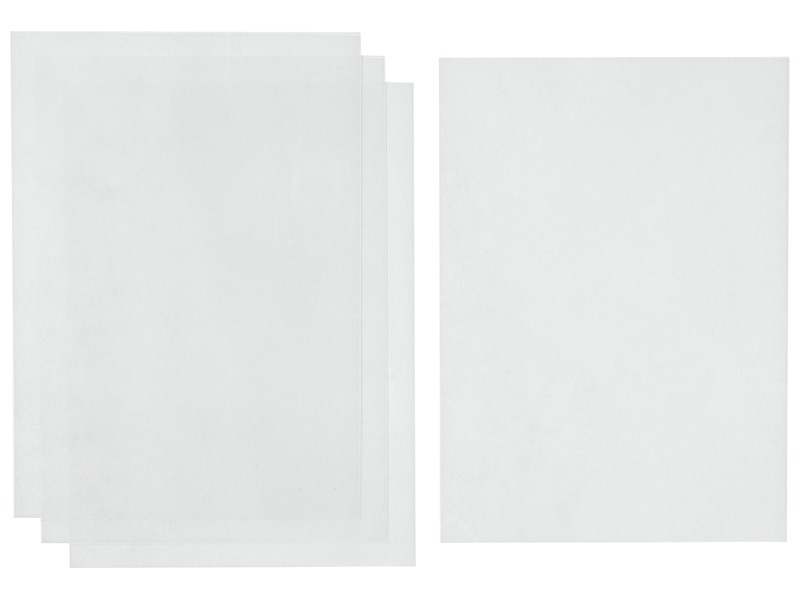 GRAINE CREATIVE Pochette de 4 feuilles A4 de plastique dingue transparent  imprimable