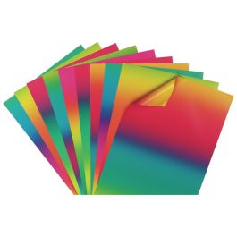 FEUILLES DE PAPIER COULEUR 200 g Arc-en-ciel double face