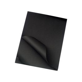 FEUILLES DE PAPIER NOIR A4 130 g