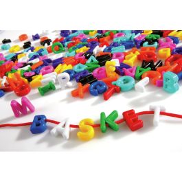 PERLES À LACER Les lettres