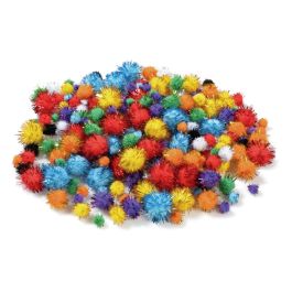 POMPONS MÉTALLISÉS MULTITAILLES