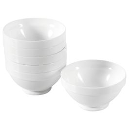 VAISSELLE EN VERRE TREMPÉ BLANC Bols