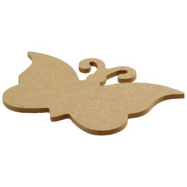 SUPPORT PLAT À DÉCORER Papillon