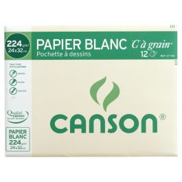 POCHETTE CANSON Papier à grain A4 224 g