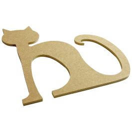 GRAND SUPPORT PLAT À DÉCORER Chat