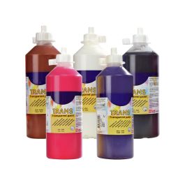 MAXI LOT GOUACHE TRANSLUCIDE 5 x 500 ml