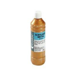 PEINTURE ACRYLIQUE MÉTALLISÉE - Flacon de 500 ml