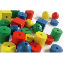 MAXI-PERLES À LACER en bois