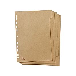 Lot De 6 Intercalaires Avec Onglets Détachables Pour Classeurs - Format A5 (21x15.8cm) - Rose