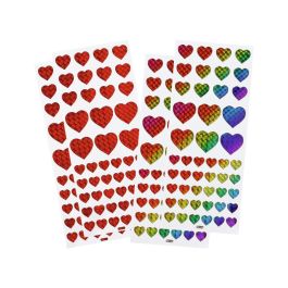 GOMMETTES HOLOGRAPHIQUES Cœurs