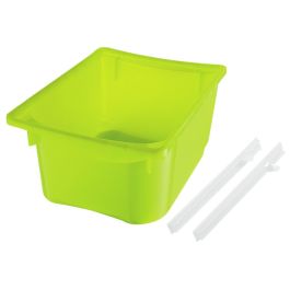 BAC DE RANGEMENT en plastique avec rails Hauteur 20 cm