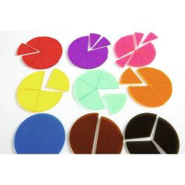 SET DE FRACTIONS TRANSLUCIDE Disques