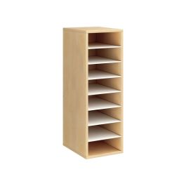 MEUBLE MÉLAMINÉ H: 102 cm - L: 36 cm 7 étagères