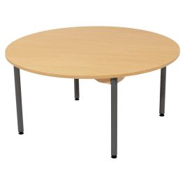 TABLE INSONORISÉE - PIÉTEMENT MÉTAL - Rond Ø 120 cm