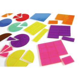 SET DE FRACTIONS TRANSLUCIDE Bandes et disques