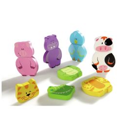 PUZZLES MAGNÉTIQUES INTERCHANGEABLES Les animaux