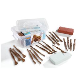 KIT PÂTE À MODELER AUTO-DURCISSANTE 7 x 500 g + accessoires