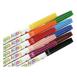 STIFTEN MET DIKKE PUNT Baby color Etui met 10 stiften