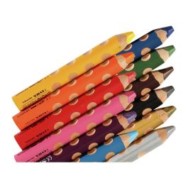 CRAYONS DE COULEUR AQUARELLABLES Groove triple one x12