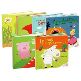 MAXI LOT COLLECTION CONTES ET COMPTINES À TOUCHER