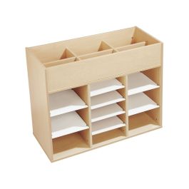 MEUBLE MÉLAMINÉ H: 81 cm - L: 105 cm 8 étagères