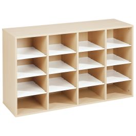 MEUBLE MÉLAMINÉ H: 81 cm - L: 139 cm 12 étagères