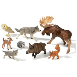 FIGURINES LES ANIMAUX DE LA FORÊT