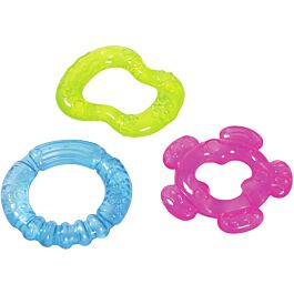 Anneau De Dentition Et Hochet Bébé - 2 Pièces En Silicone, Textures Variées, Pour Apaiser Les Gencives De 0 à 12 Mois