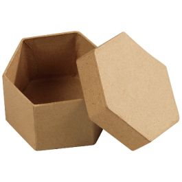 BOÎTE À DÉCORER Hexagonale