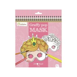 CAHIER DE MASQUES À DÉCORER Princesses