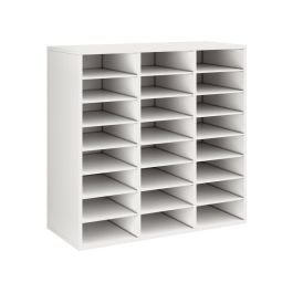 MEUBLE MÉLAMINÉ H: 102 cm - L: 105 cm 21 étagères