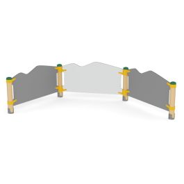POTEAUX POUR 3 panneaux Gaya