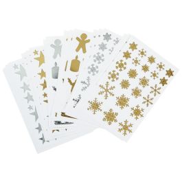 GOMMETTES MÉTALLISÉES Noël