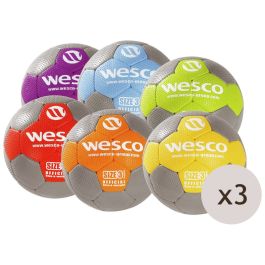 MAXI LOT BALLONS DE HANDBALL Soft and good grip Taille 3