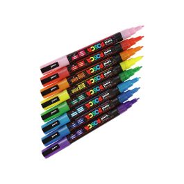 MARQUEURS PEINTURE PAILLETÉE POSCA Pointe extra fine (conique)