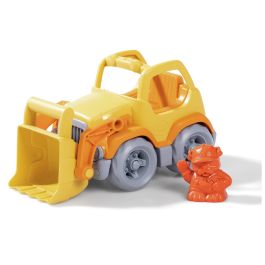 VÉHICULE ÉCO-CONÇU Pelleteuse avec un personnage