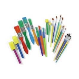 LOT DE BROSSES ET PINCEAUX