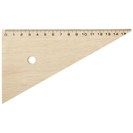 OUTIL DE TRAÇAGE EN BOIS ÉQUERRE 60°