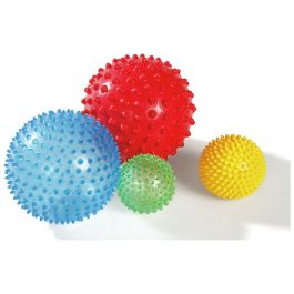 BALLES SENSORIELLES TACTILES Set de 4 balles