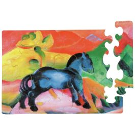 PUZZLE D'ART CHEVAL BLEU de Franz MARC