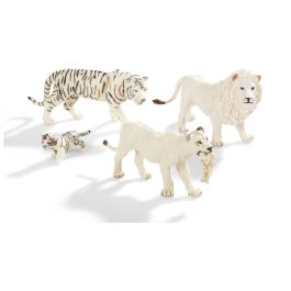 FIGURINES LES FÉLINS BLANCS