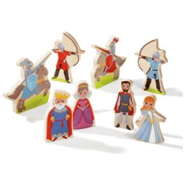 FIGURINES EN BOIS Médiévales