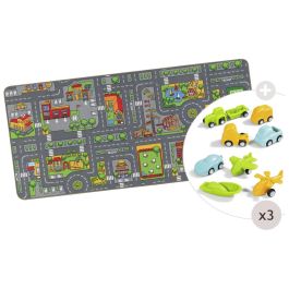 TAPIS DE ROUTE Petit modèle avec 27 véhicules