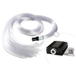 LICHTLEITFASERN UND LICHTQUELLE 200 weiße Fasern