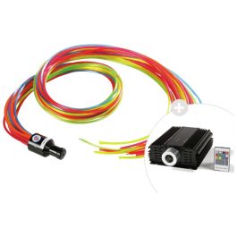 FIBRES OPTIQUES ET SOURCE LUMINEUSE 18 gros brins