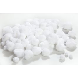 POMPONS BLANCS MULTITAILLES