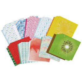 FEUILLES DE PAPIER ORIGAMI Tropical